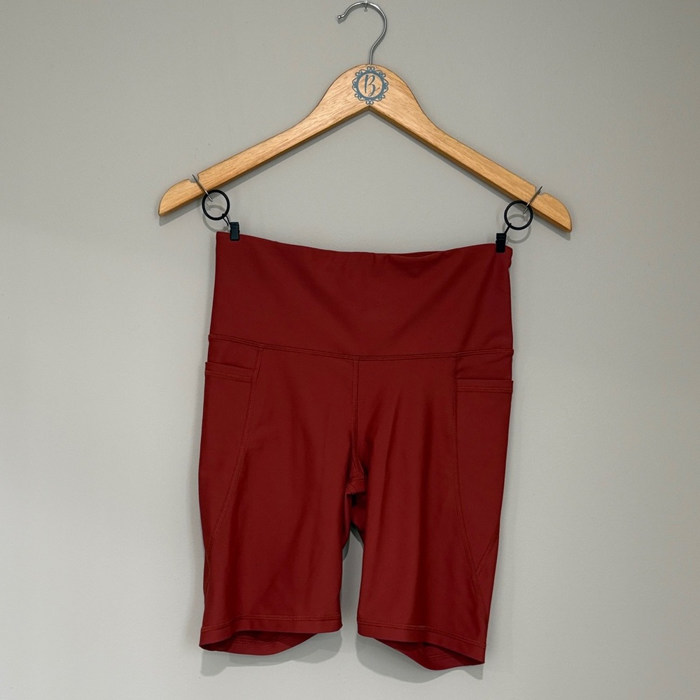 Old Navy Women's Rich Red Bike Shorts